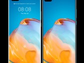 A look at the front of the Huawei P40 and P40 Pro. (Image source: /LEAKS)