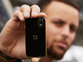 The device looks even smaller in the Golden State Warrior point guard's hand. (Source: Palm)