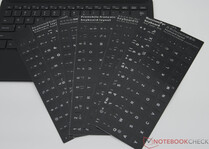 Keyboard stickers for other language layouts