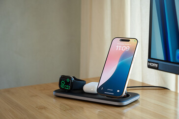 Satechi Trio Wireless Charging Pad lets you charge up to 3 devices simultaneously (Image source : Satechi)