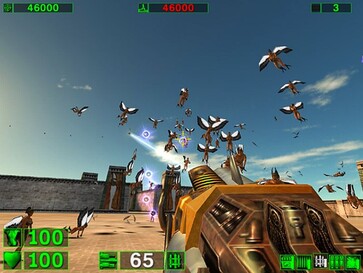 Pictured: A gameplay screenshot from Serious Sam Classic: The First Encounter.