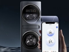 The TCL Twin Cabin Q10 washing machine has a 35-minute cycle to deodorize clothes. (Image source: TCL)