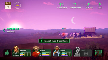 An image showing a wagon in The Oregon Trail.