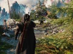 Witcher 4 tech demo running on base PS5 with ray tracing at 60 FPS. (Image source: Unreal Engine on YouTube, screenshot)