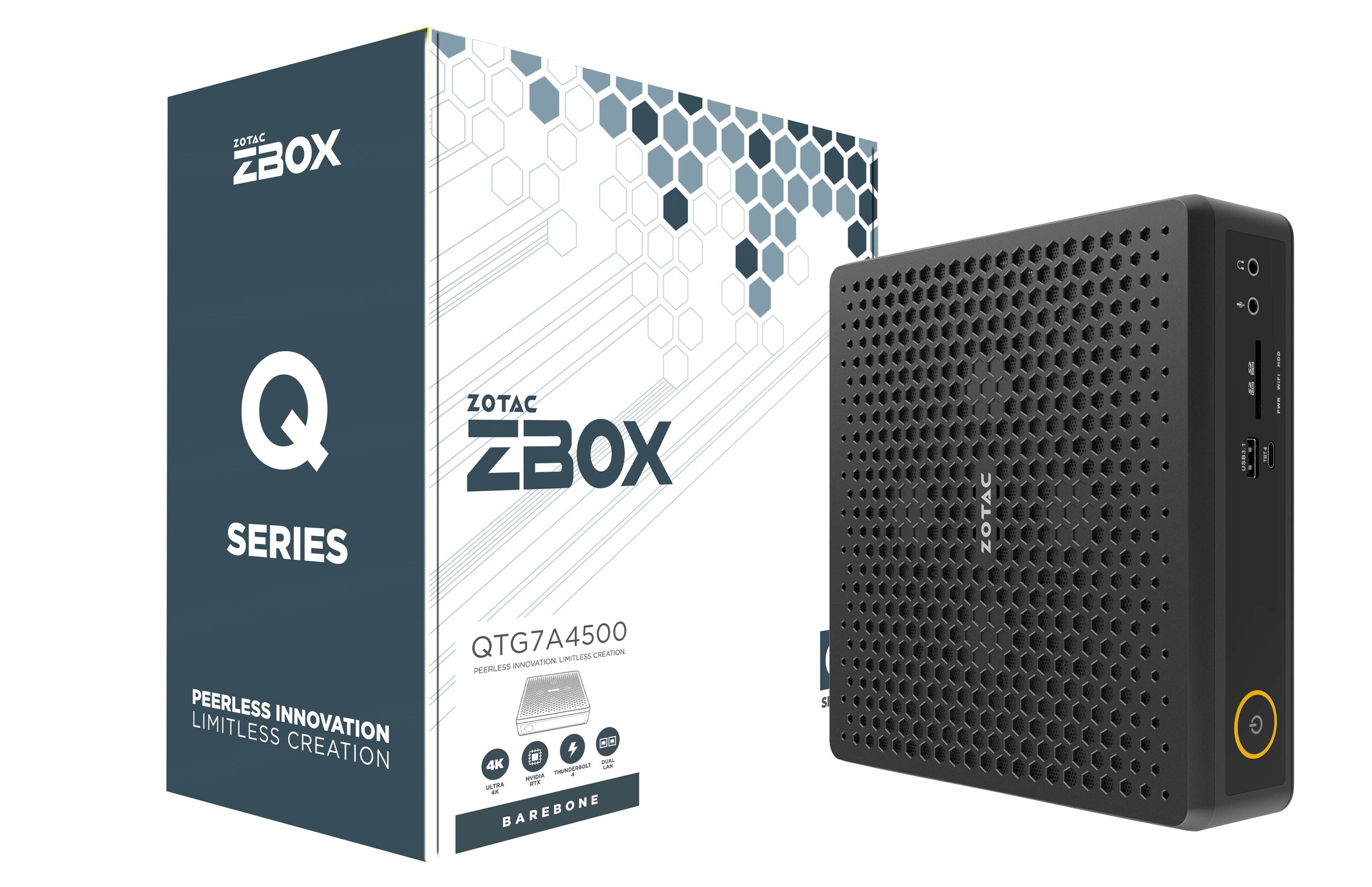 hvis du kan Universitet spray ZOTAC's new ZBOX Q-series PC is touted as an ultra-slim pro-grade  workstation - NotebookCheck.net News
