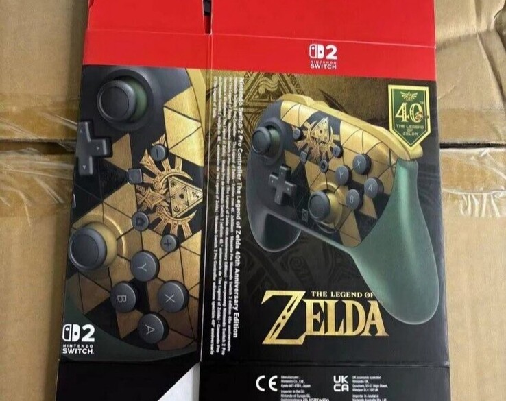 Zelda-themed Switch 2 Pro Controller. 