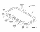 The upcoming Apple iPhone's screen could double up as the speaker. (Source: USPTO)
