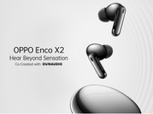 The Enco X2 TWS earbuds. (Source: OPPO)