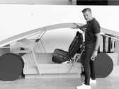 One of the Robotaxi prototypes (Image source: Tesla/Walter Isaacson)