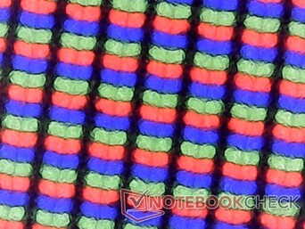 Matte RGB subpixels with minimal graininess