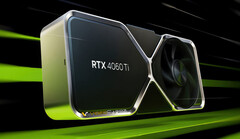 The RTX 4060 Ti shown in its Founders Edition guise. (Image source: NVIDIA via VideoCardz)