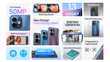 ...and these main specs. (Source: Ulefone)