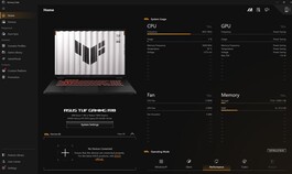 Armoury Crate performance modes