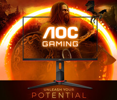 The Q24G2A/BK is AOC&#039;s latest AGON-branded gaming monitor. (Image source: AOC)