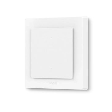 The Aqara Light Switch H2 EU 2 Buttons-1 Channel. (Image source: Aqara)