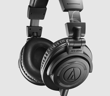 The Audio-Technica ATH-M50x ENSO headphones are identical to the M50x, but come in an all-black design with sound waves and Zen-inspired engravings. (Image source: Audio-Technica)