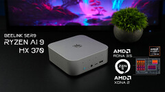 AMD Ryzen AI 9 HX 370 inside Beelink SER9 mini PC performs well in benchmarks (Image source: ETA Prime)
