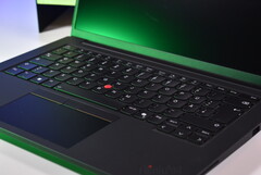 The keyboard of the Lenovo ThinkPad P14s Gen 6 Intel (image source: Benjamin Herzig)