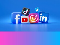 Logos of popular social media platforms