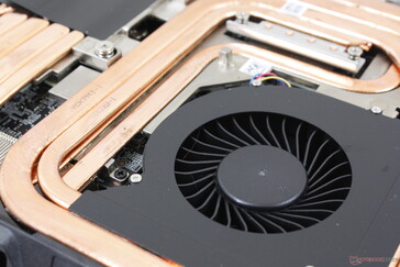 Fans are never idle, but they are acceptably quiet during low processing loads