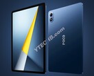 The Poco Pad M1 is rumoured to come in blue and black colourways. (Image source: Ytechb, edited)