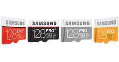 Samsung 128 GB MLC NAND microSD memory cards