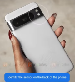 A new Pixel 8 Pro feature has been unearthed (image via 91mobiles)