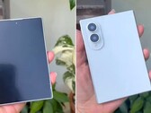 Thin, light and compact: A dummy unit of the Samsung Galaxy Z Fold 8 (Wide) appears in an early hands-on video. 