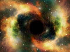 Artist's illustration of a black hole. (Image source: geralt - Pixabay)