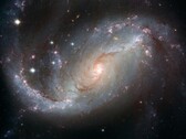An image showing a spiral galaxy.