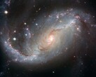 An image showing a spiral galaxy.