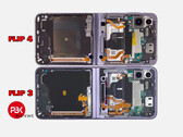 The Galaxy Z Flip4 resembles its predecessor externally, as well as internally. (Image source: PBKreviews)