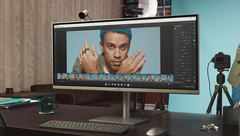 The HP Envy 34 inch All-in-One Desktop PC features an RTX 3080, not an RTX 3080 SUPER. (Image source: HP)