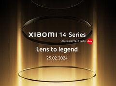 The Xiaomi 14 series launches globally on February 25. (Source: Xiaomi)