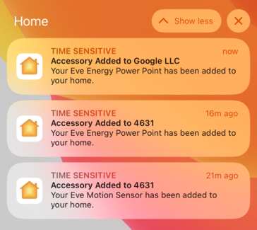 Successful setups. 4631 is Amazon, while Google is directly recognizable.