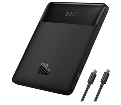 The 20,000 mAh Baseus Blade power bank sports an ultra-slim design. (Image source: Amazon)