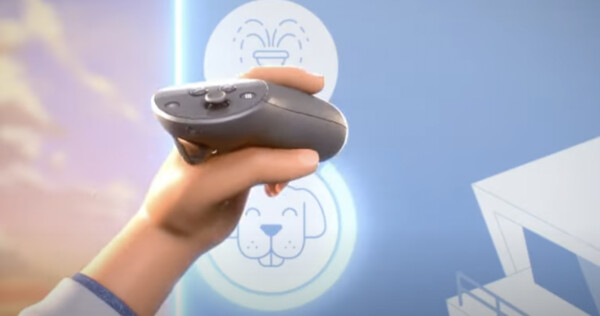 The leaked promo video for Cambria illustrates a much more compact controller design. (Image source: RealiteVirtuelle - YouTube)