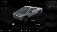 Cybertruck UI start screen (image: Andrew Goodlad/Tesla)