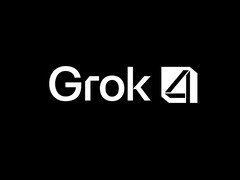 The Grok 4 AI language model logo. (Image source: xAI)