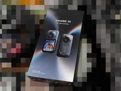 A close-up of the Insta360 X6's retail packaging.