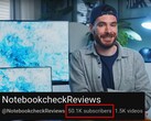 Notebookcheck's YouTube channel has recently passed the 50k-subscriber mark. (Image source: NotebookcheckReviews on YouTube)