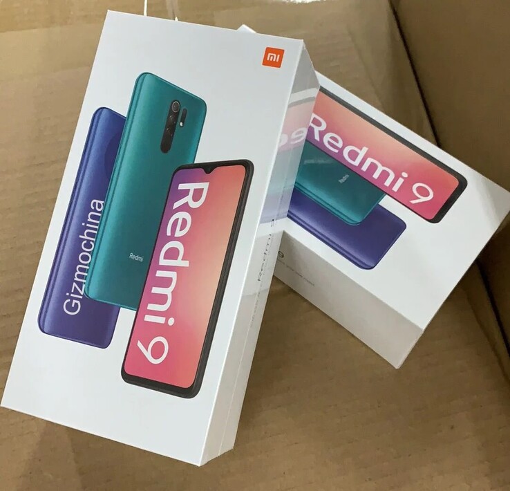 Redmi 9 boxes. (Image source: Gizmochina)