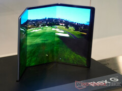 Samsung&#039;s first tri-fold smartphone may follow the ethos set by the Flex G. (Image source: Notebookcheck)
