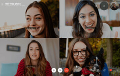 Skype users can now blur their backgrounds during video calls. (Source: Skype)