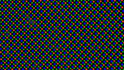 Subpixel array of the Xiaomi 17T's OLED panel