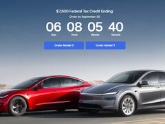 Tesla Model Y tax credit end counter. (Image source: Tesla)