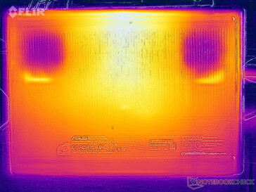 Surface temperatures stress test (underside)