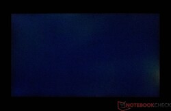 Slight screen bleeding
