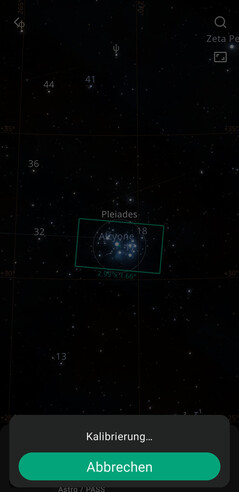 You can adjust the frame around your selected target before calibration begins (Image source: Screenshot Marc Zander / Notebookcheck)