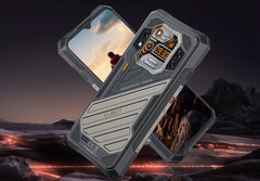 The Cubot KingKong X has a second display on the back. (Image source: Cubot).